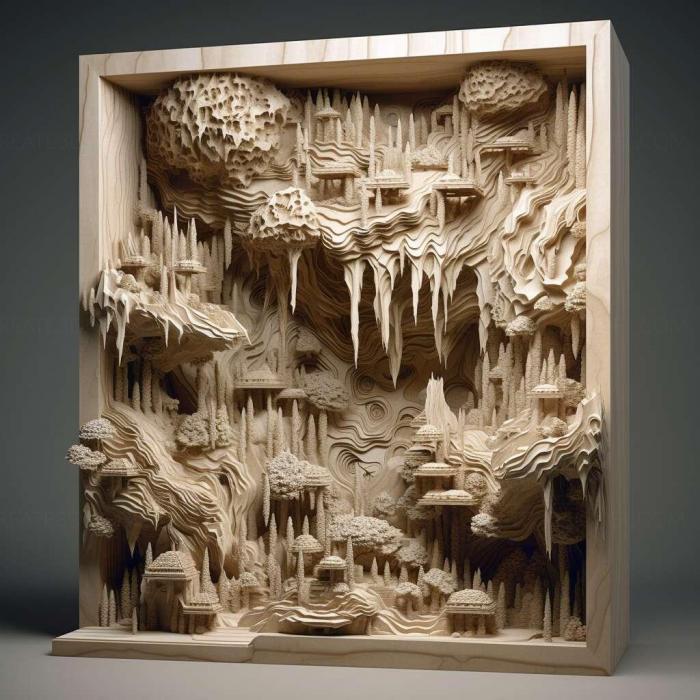 نموذج ثلاثي الأبعاد لآلة CNC 3D Art 